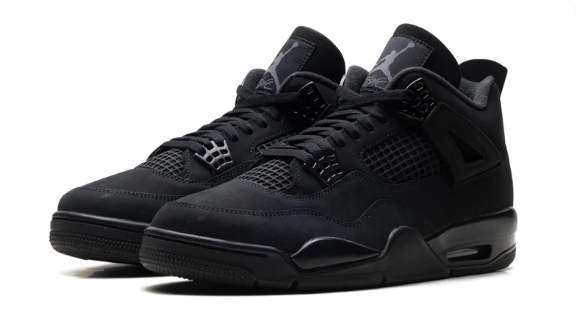 Air Jordan 4 Retro 'Black Cat' 2025 Sneakers FV5029-010