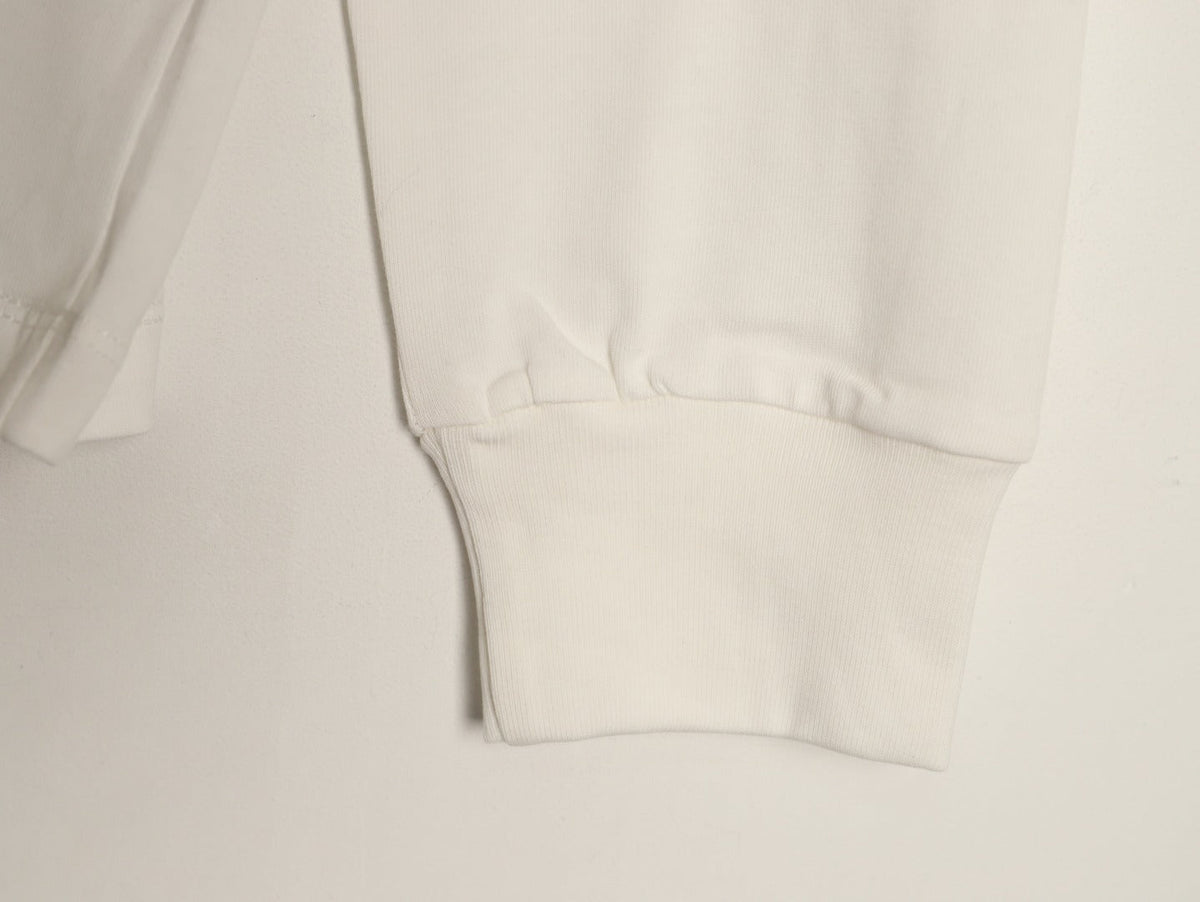 Moncler Lettering Long-Sleeve T-Shirt - Cream